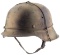 Nazi Model 42 Stahlhelm with Tri-Color Field Camouflage Upgrades