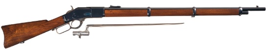 Winchester Model 1873 Lever Action Musket with Bayonet