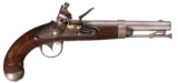 1841 Dated Asa Waters U.S. Model 1836 Flintlock Pistol