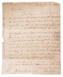 Letter from Paul Revere to Joshua Humphreys