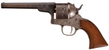 Factory Engraved Moore's Patent Firearms Co. Belt Model Revolver