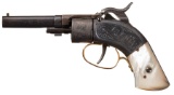Engraved Mass. Arms Co. Maynard Primed Pocket Revolver