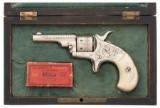 Engraved Colt Open Top Pocket Revolver with Case and Ammunition