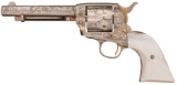 Engraved and Plated 1st Generation Colt Single Action Army