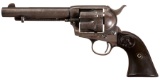 1st Gen Colt Frontier Six Shooter SAA Revolver, Holster Rig