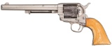 Nickel Plated U.S. Colt Cavalry Model SAA Revolver