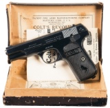 Excellent 1919 Colt Model 1903 Pistol, w/Ex. Mag, Box