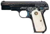 Documented Factory Engraved Colt Model 1908 Hammerless Pistol