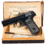 Colt Model 1903 Pocket Hammerless Semi-Automatic Pistol with Box