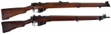 Two Enfield Bolt Action Rifles