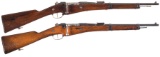 Two French Chatellerault Bolt Action Carbines