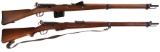 Two Swiss Schmidt-Rubin Military Straight-Pull Rifles