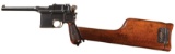 Mauser Model 1896 Broomhandle Cone Hammer Semi-Automatic Pistol