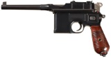 Mauser Broomhandle Pistol with Stock