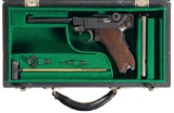 DWM Model 1902 American Eagle Luger w/Case, Accessories