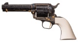 Engraved Colt Third Generation Single Action Army Revolver