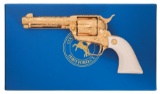 Factory Engraved and Gold Plated Colt Third Generation Revolver
