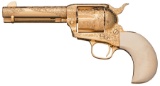 Engraved and Gold Plated Colt Third Generation Revolver