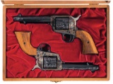 Consecutively Numbered Set of Robert Burt Signed Revolvers