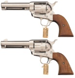 Two Consecutively Serial Numbered Colt Second Generation Single