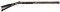 German Silver Accented American Percussion Half Stock Rifle