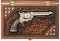 Engraved Black Powder Colt Single Action Army Revolver with Case