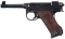 Husqvarna Model 40 Lahti Pistol w/Holster, 2 Extra Mags
