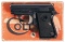 Box Very Early Colt Junior Pocket Model Pistol, Conversion Unit