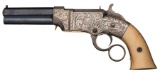 Silver-Plated, Deluxe Engraved New Haven Arms No. 1 Volcanic