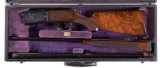Cased Factory Engraved Savage Model 1899 Two Barrel Rifle