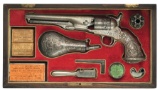 Documented, Deluxe Cased, Silver/Gold Colt Thuer Conversion