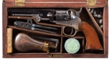 Cased Colt Model 1849 Pocket Revolver with Accessories