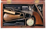 Kidder Cased Colt Model 1849 Pocket Revolver with Accessories