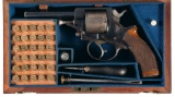 J&W Tolley Tranter Double Action Revolver w/Case, Accessories