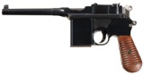 Federal Ordnance Model 714 Broomhandle Pistol w/Stock, Harness