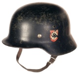 Waffen-SS Double Decal 1935 Pattern Stahlhelm