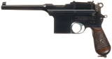 Chinese Astra Model 900 Broomhandle Pistol w/Stock
