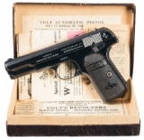 Colt 1903 Pocket Hammerless Pistol, w/Factory Letter