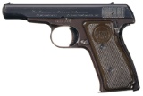 Remington Model 51 Pistol, Inscribed to a Royal Navy Admiral