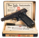 Remington Model 51 Pistol with Box, Papers, Tools