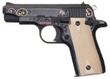 Embellished Colt Mark IV Series 80 Government Model .380 Pistol