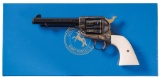 Gold Inlaid Colt Third Generation Single Action Army Revolver