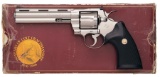 Stainless Steel Colt Python Double Action Revolver with Box