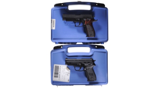 Two Cased Sig Sauer Semi-Automatic Pistols -A) Sig Sauer Model P226 Elite Pistol