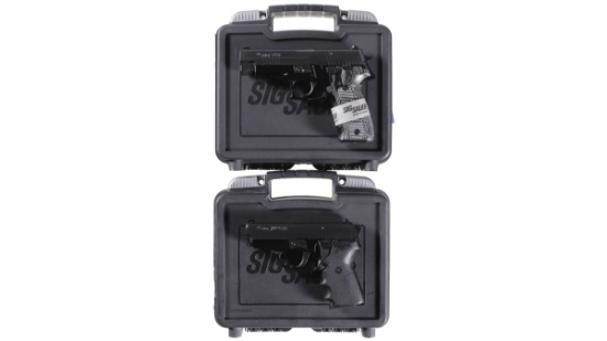 Two Sig Sauer Semi-Automatic Pistols with Cases -A) Sig Sauer Model P226 Extreme Pistol
