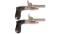 Pair of Lefaucheux Patent Single Shot Pinfire Pistols