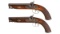 Pair of Beckwith Percussion Howdah Pistols