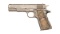 Cased Alvin White Engraved Colt Government Model Pistol, Letter