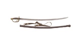 Horstmann 1860 Light Cavalry Sword w/Officer Inscription/History