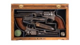 Double Cased Set of Colt London Model 1849 Pocket Revolvers